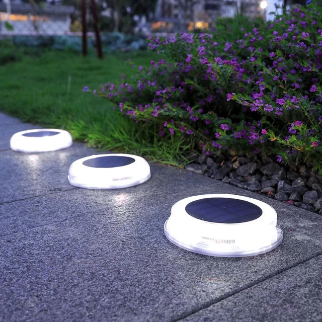 Lampe Solaire Pelouse LED Étanche Jardin Extérieur Décorative