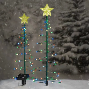 Guirlande Solaire Étoiles IP65 Arbre de Noël Extérieur
