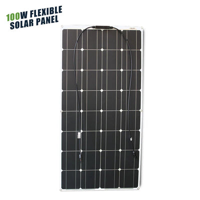 Panneau Solaire Flexible 12V Monocristallin Étanche Bateau