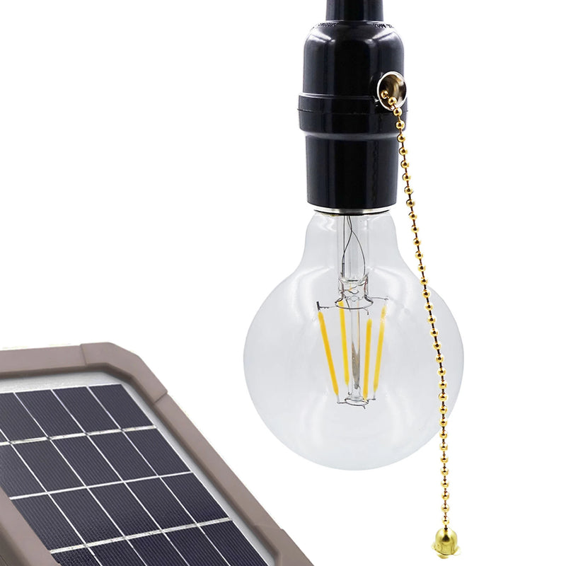 Lampe solaire vintage LED à lumière chaude pour atelier