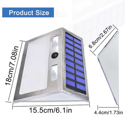 Lampe Solaire Numéro de Maison 200lm Éclairage Porte Jardin – panneau solaire et recharge autonome