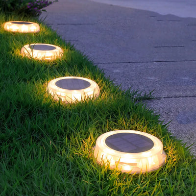 Lampe Solaire Pelouse LED Étanche Jardin Extérieur Décorative