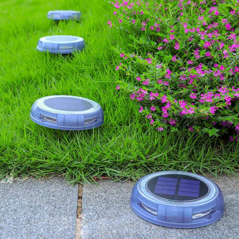 Lampe Solaire Pelouse LED Étanche Jardin Extérieur Décorative