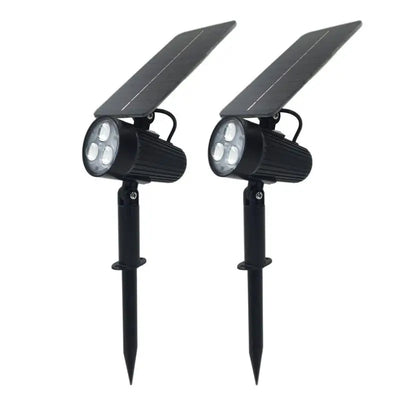Projecteur Solaire Étanche Extérieur 2 Modes Veilleuse Décoration Jardin