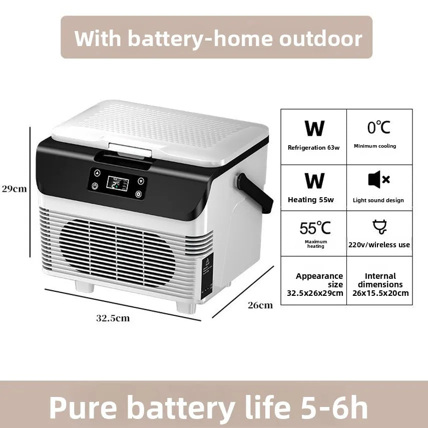 Réfrigérateur 12V 24V et 220V Double Usage Voiture et Maison