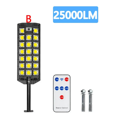 Lampe Solaire Extérieure LED Détecteur Mouvement 3 Modes – installée au jardin et dans l'allée