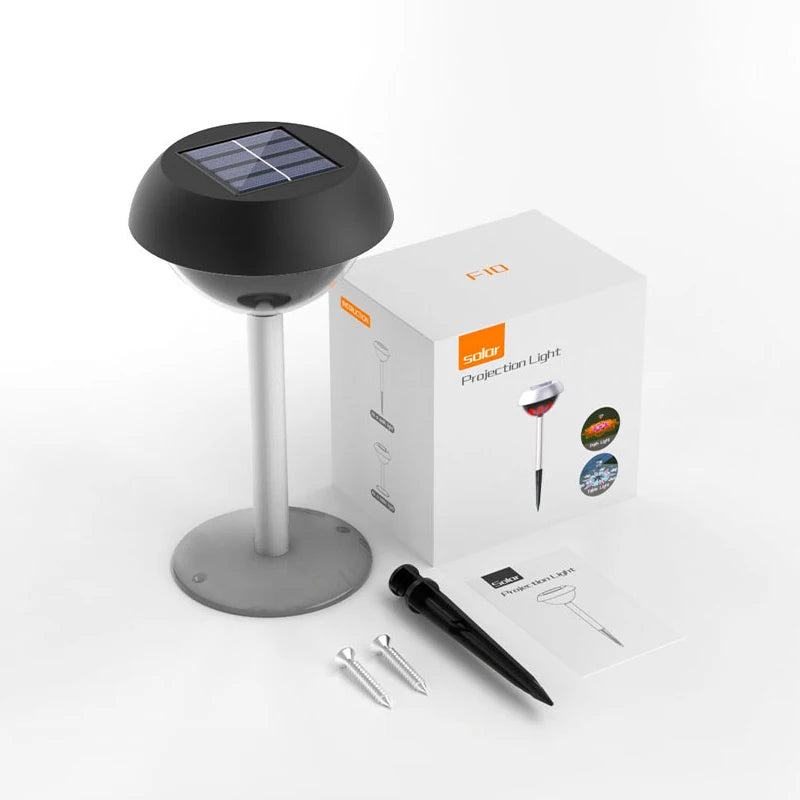 Lampe solaire de jardin 3-en-1 projecteur LED