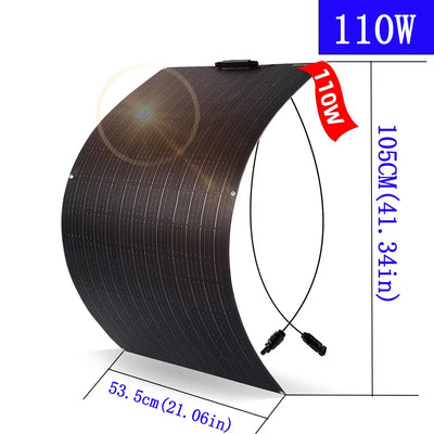 Détails du panneau solaire flexible ETFE 18V