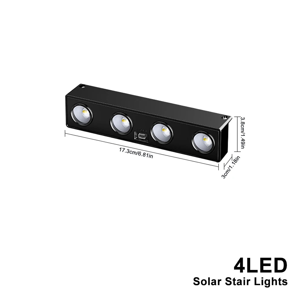 Applique Solaire Murale LED Étanche Décor Jardin Paysage