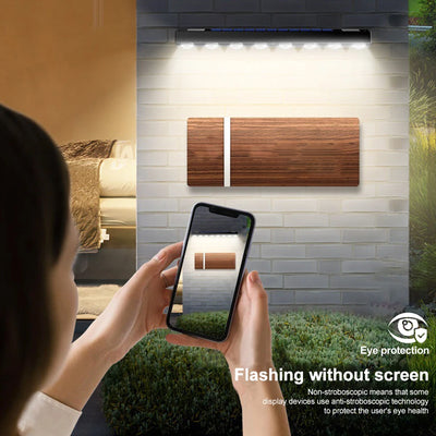 Applique Solaire Murale LED Étanche Décor Jardin Paysage