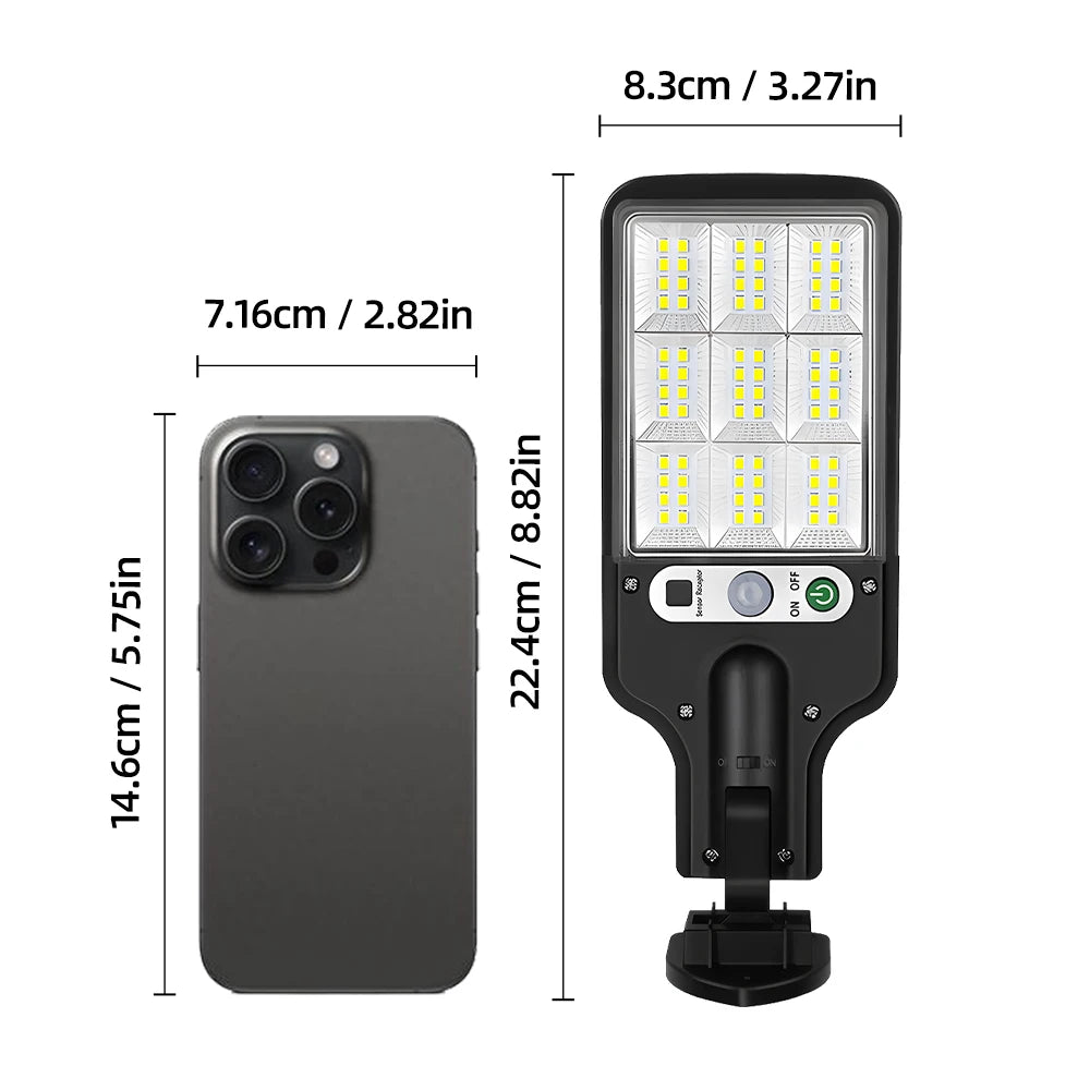 Télécommande de l'applique solaire murale LED