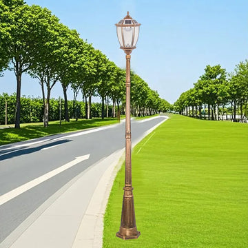 Réverbère Solaire Aluminium Cour et Parc