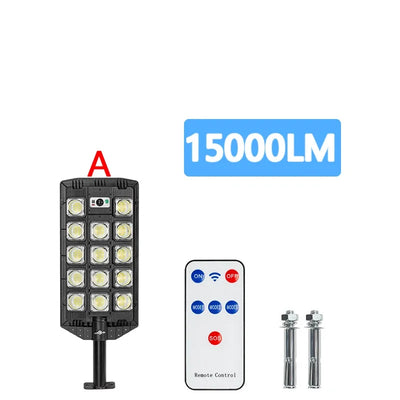 Lampe Solaire Extérieure LED Détecteur Mouvement 3 Modes – lumière blanche puissante la nuit
