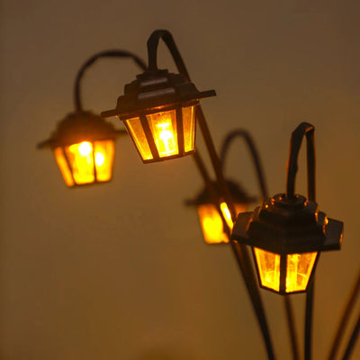 Lanterne Solaire Décorative Rétro LED Jardin Extérieur