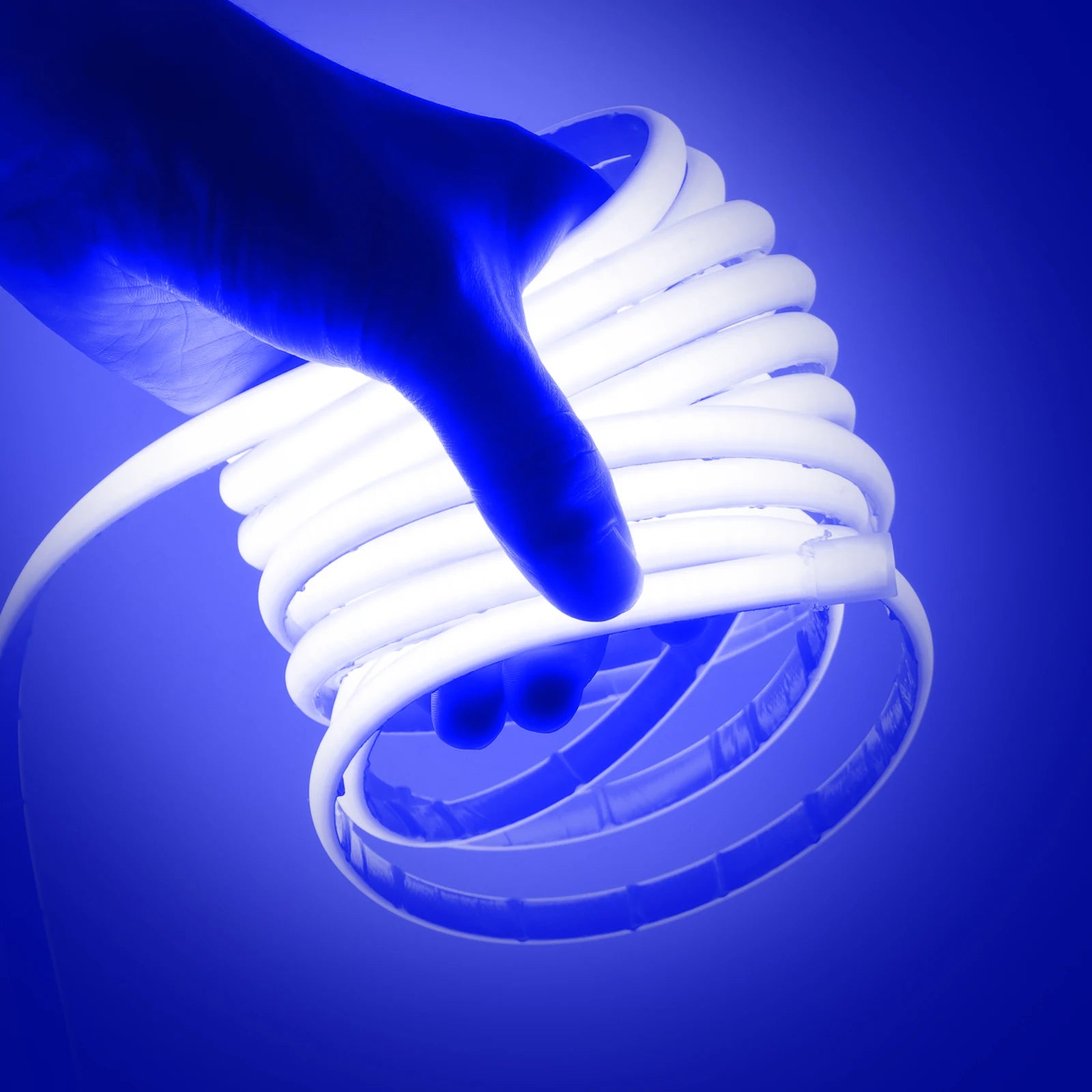 Ruban LED Solaire Néon COB Dimmable Étanche IP68 Extérieur
