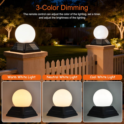 Télécommande de la lampe solaire colonne IP65