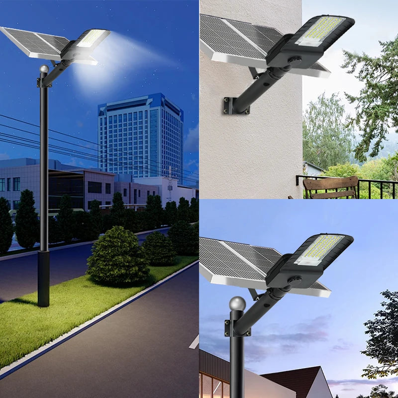 Réverbère Solaire Extérieur Détecteur Mouvement Applique Murale Jardin