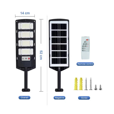 Projecteur Solaire LED Puissant Détecteur Mouvement Rue Jardin