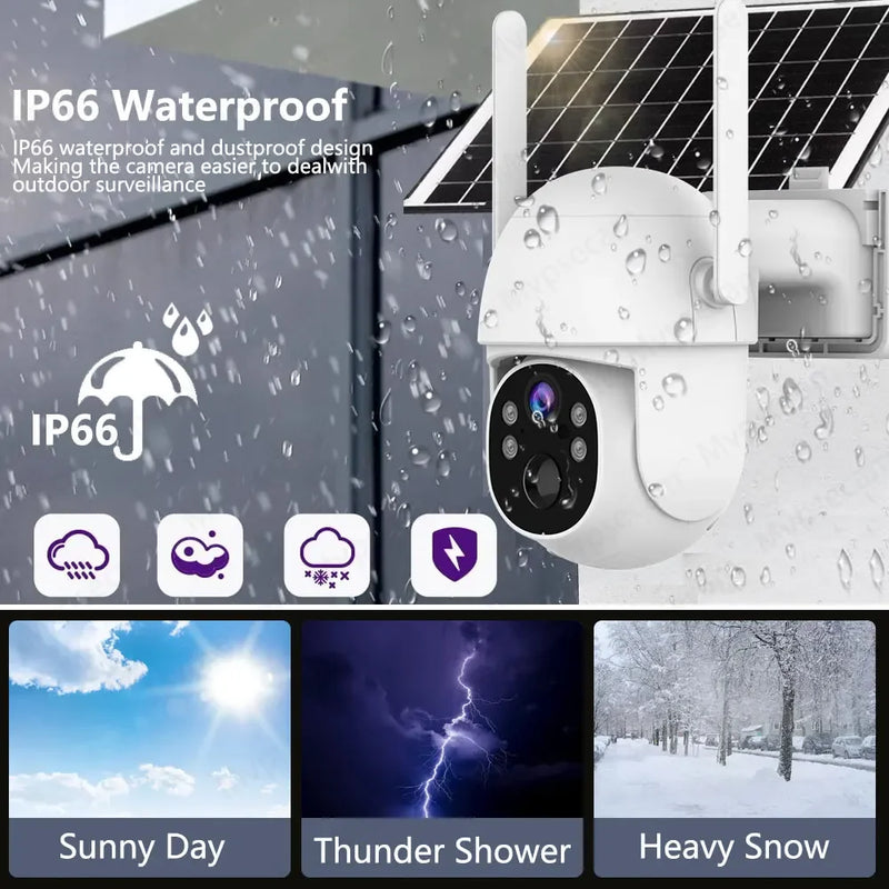 Caméra Solaire 4G PTZ Audio Bidirectionnel
