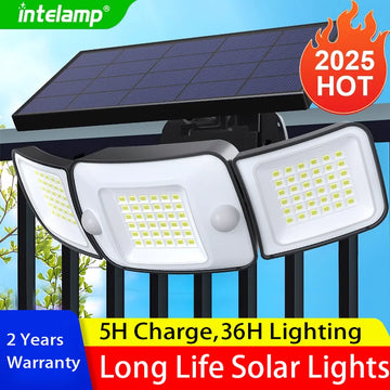 Projecteur Solaire Détecteur Télécommande 1200LM