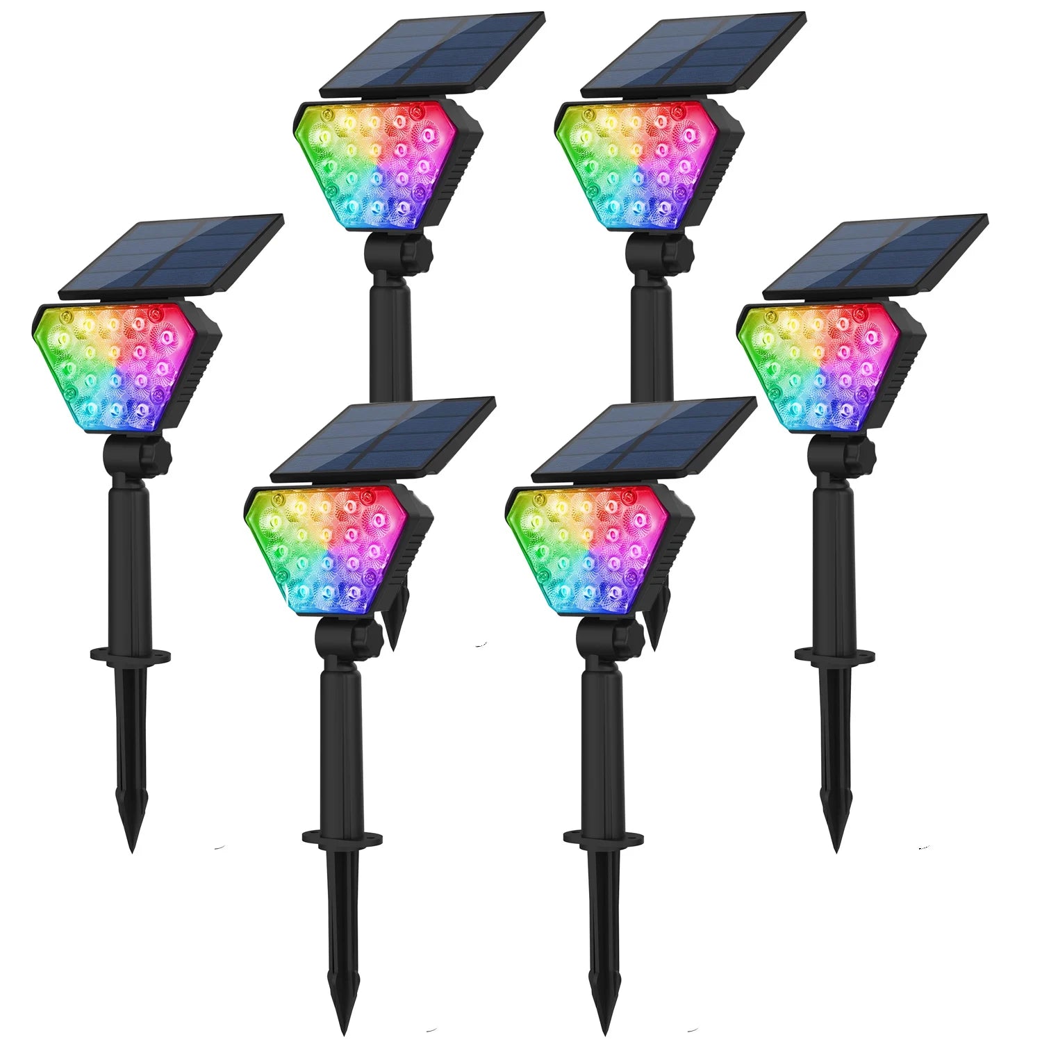 Projecteur Solaire RGB Arbre Couleur Changeante Jardin
