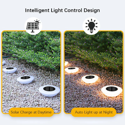 Lampe Solaire Pelouse 14 LED 360° Étanche Jardin Allée Camping