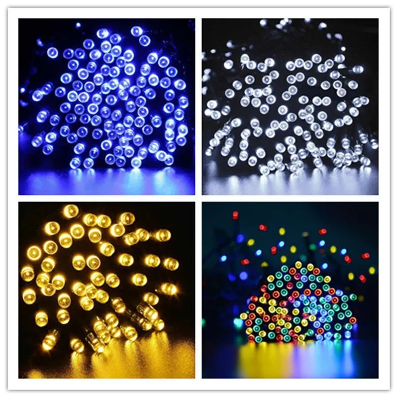 Guirlande Solaire LED Étanche 8 Modes de 7 à 32 m