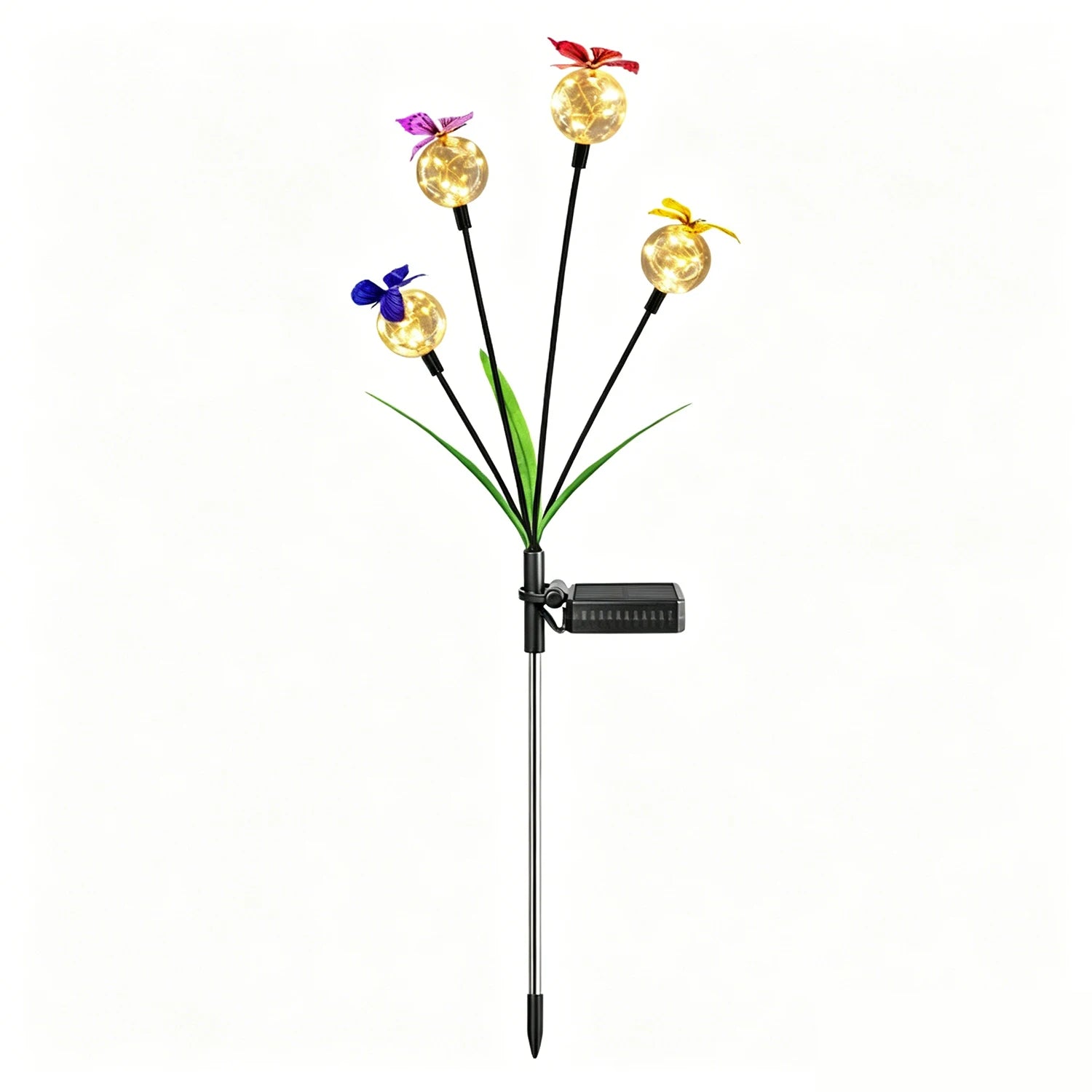 Lampe Solaire Luciole LED Étanche Décoration Jardin Pelouse