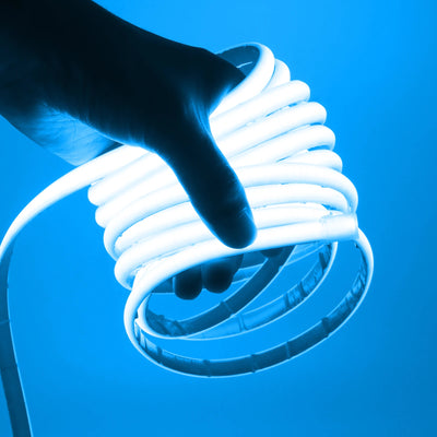 Ruban LED Solaire Néon COB Dimmable Étanche IP68 Extérieur