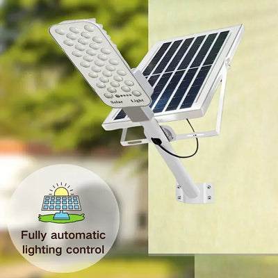 Lampadaire Solaire 128 LED Capteur CrĂ©pusculaire Jardin â capteur crĂ©pusculaire automatique