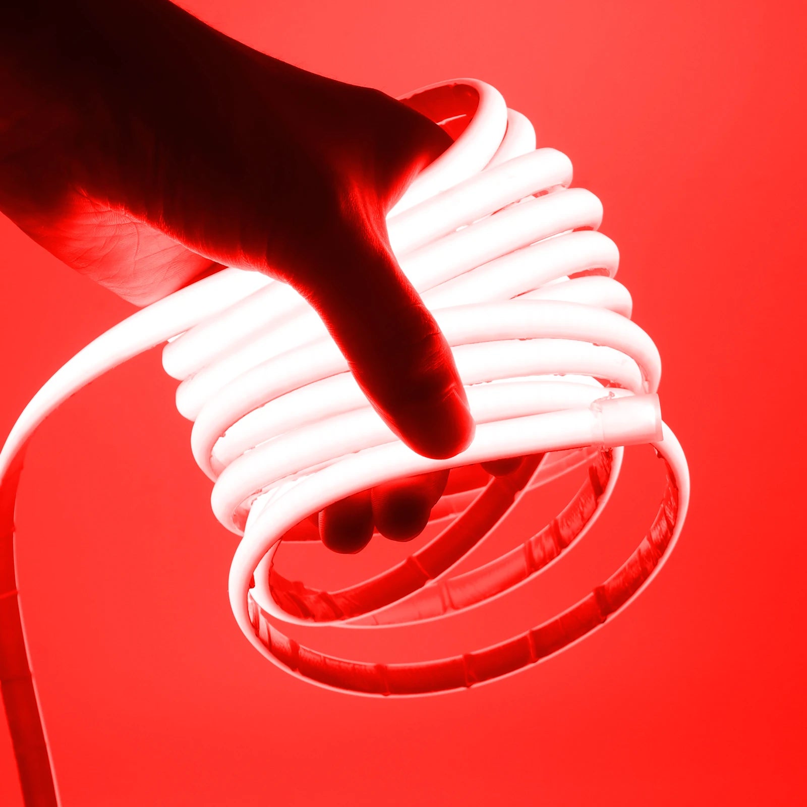 Ruban LED Solaire Néon COB Dimmable Étanche IP68 Extérieur