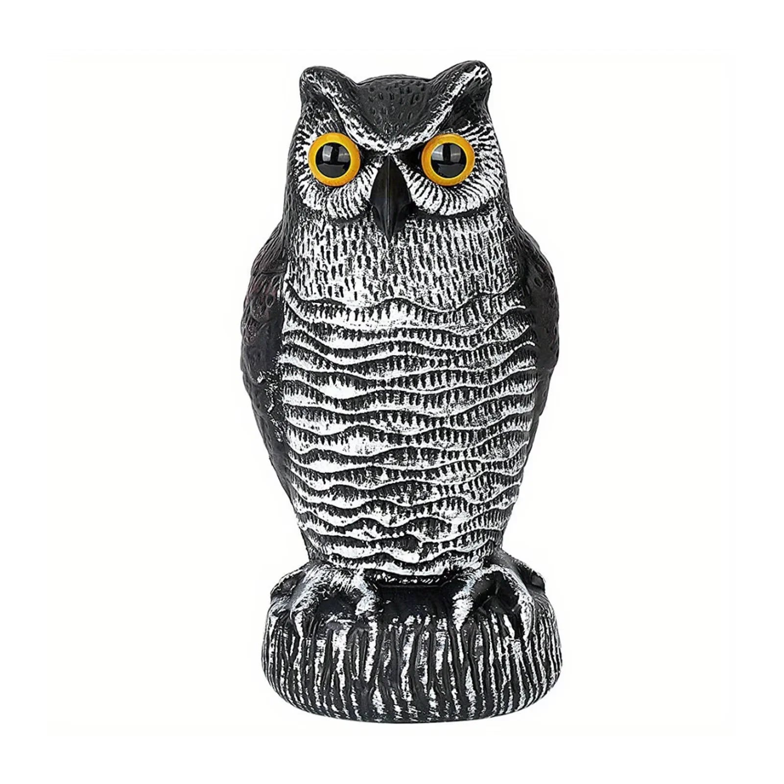 Effaroucheur Solaire Hibou à Yeux Clignotants et Son