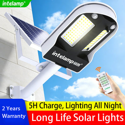 Lampe Solaire Sécurité 109 LED Extérieure Détecteur Mouvement 3 Modes