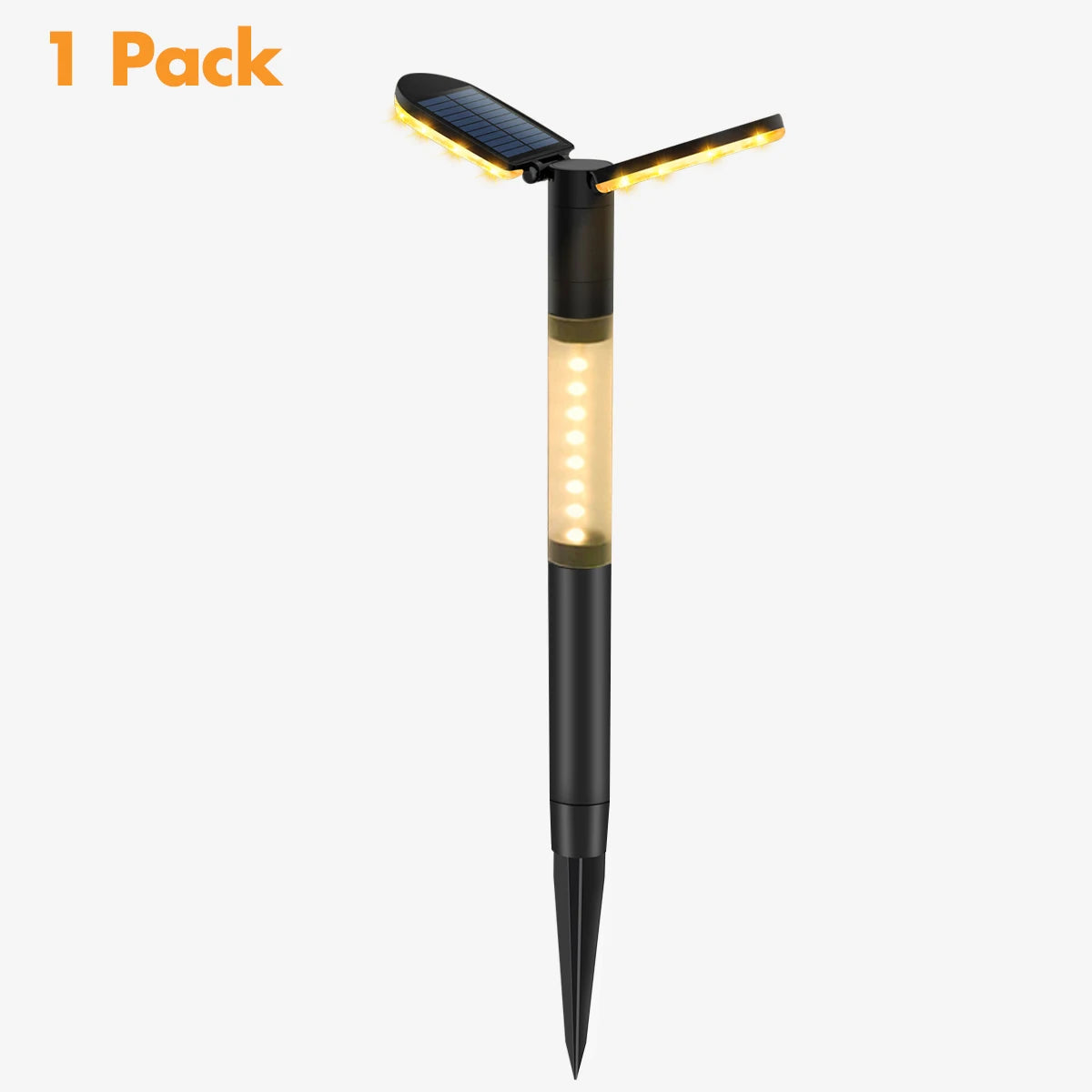 Lampe solaire à piquet lot de 2 pièces
