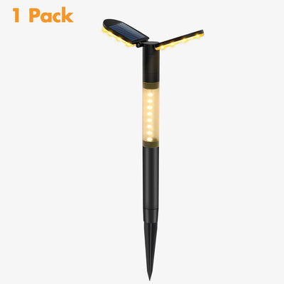 Lampe solaire à piquet lot de 2 pièces