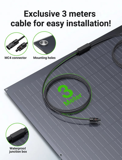Module photovoltaïque flexible certifié CE