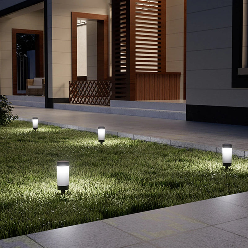 Lot de 4 lampes solaires LED extérieur pour pelouse et jardin