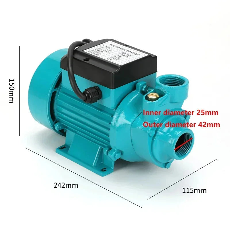 Pompe Solaire Surpresseur Auto-Amorçante 12V 24V 48V