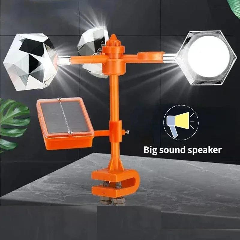Effaroucheur Solaire et Éolien Sonore pour Jardin