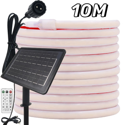 Ruban LED Solaire Néon COB Dimmable Étanche IP68 Extérieur