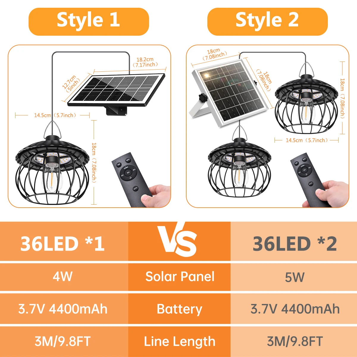 Lanterne Solaire Citrouille Halloween avec Télécommande Jardin