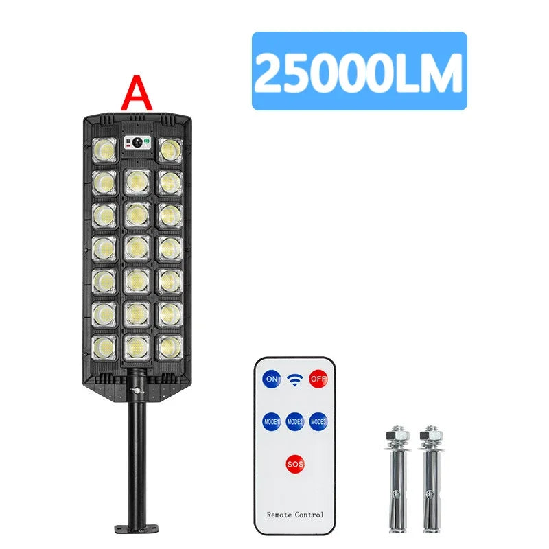 Lampe Solaire Extérieure LED Détecteur Mouvement 3 Modes – vue arrière du panneau solaire