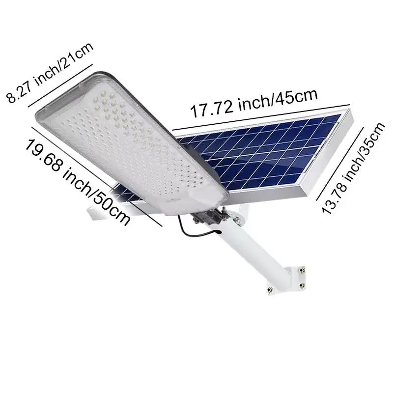 Lampadaire Solaire Haute Puissance Ăclairage Routier ExtĂ©rieur IP67 â dĂ©tail du design et finitions