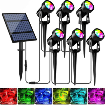 Projecteur Solaire RGB Étanche IP65 Paysage