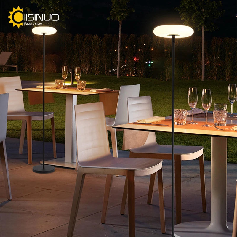 Lampadaire Solaire Sans Fil USB-C IP54