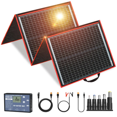 Détail des cellules du panneau solaire pliable