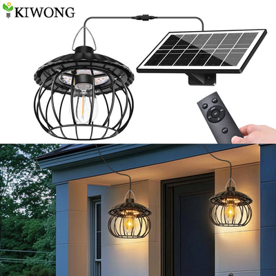 Lanterne Solaire Citrouille Halloween avec Télécommande Jardin