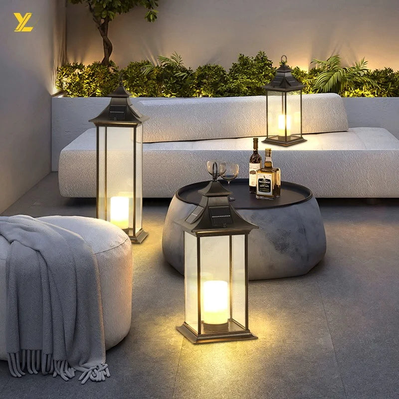 Bougie Solaire Décorative pour Jardin – installation décorative en extérieur