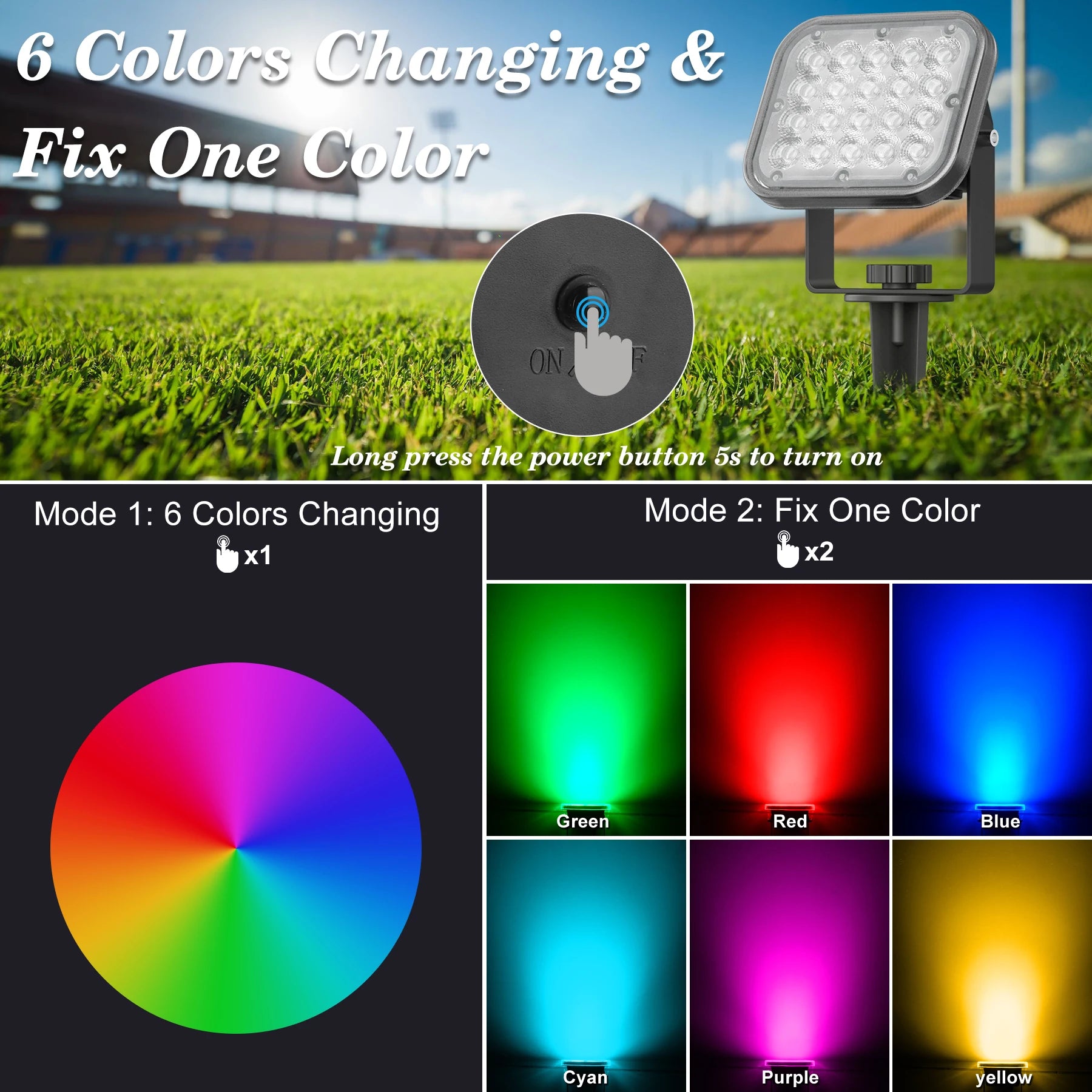 Lampe solaire blanc chaud 4 lampes pour jardin