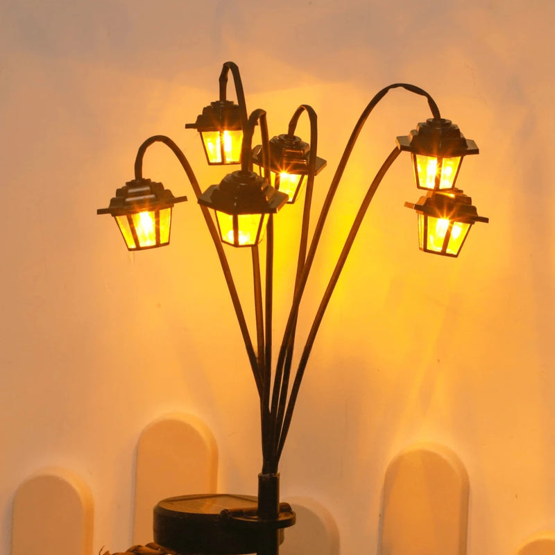 Lanterne solaire décorative rétro LED pour jardin